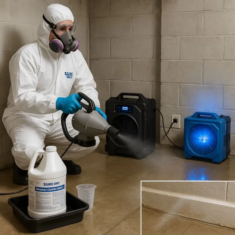 Sanitization and Odor Removal process in Holbrook, AZ